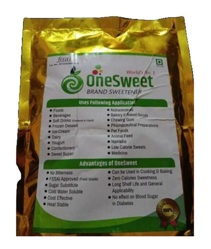 Hygienically Packed A Grade 100 Percent Purity Healthy Sweet Taste Artificial Sweeteners