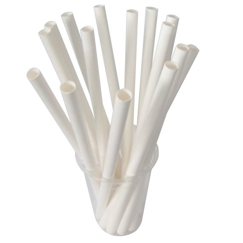 Eco Friendly Plain Paper Straw 10mm