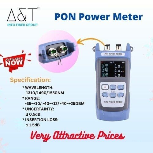 Handheld Plastic Digital Pon Power Meter