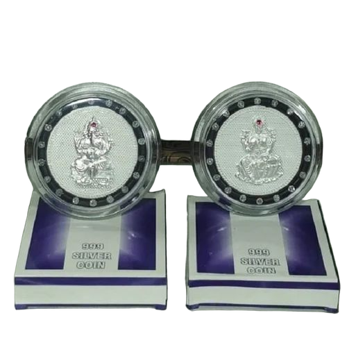 Laxmi Ganesh Silver Coins