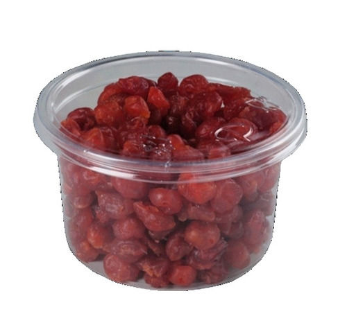 Round Shape Leak Resistant Transparent Plain Plastic Fruit Cup 