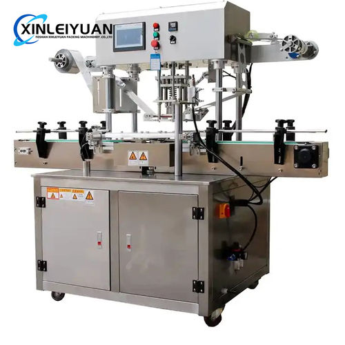 Aluminum foil cup sealing machine