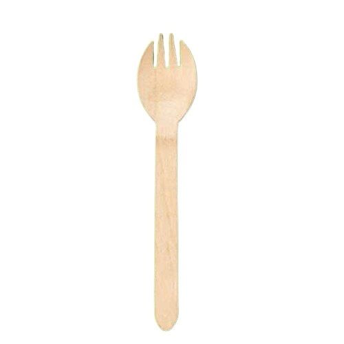 Biodegradable Wooden Spork 140mm