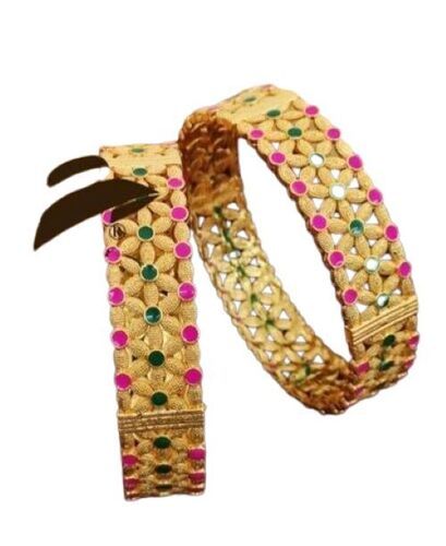 Designer Traditional Wear Golden Ladies Bangle