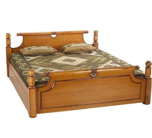 Modern Brown Fancy Wooden Bed For Home