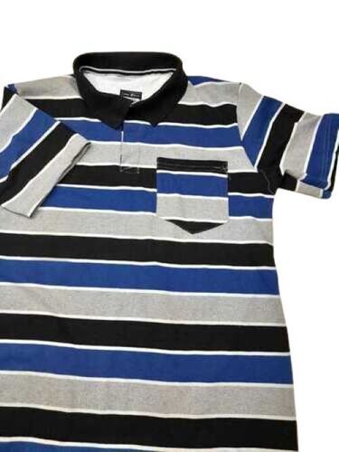 Skin Friendly Mens Stripped T Shirt