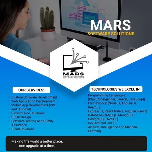 Ui And Ux Design Services By MARS SOFTWARE SOLUTIONS