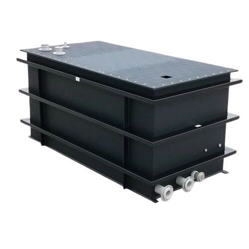 Black HDPE Rectangular Tank For Industrial