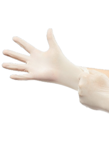 Latex Examination Gloves - Size: Extra Small
