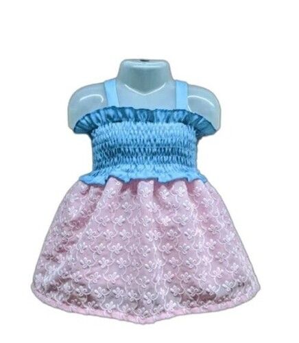 Multi Color Sleeveless Designer Baby Frocks