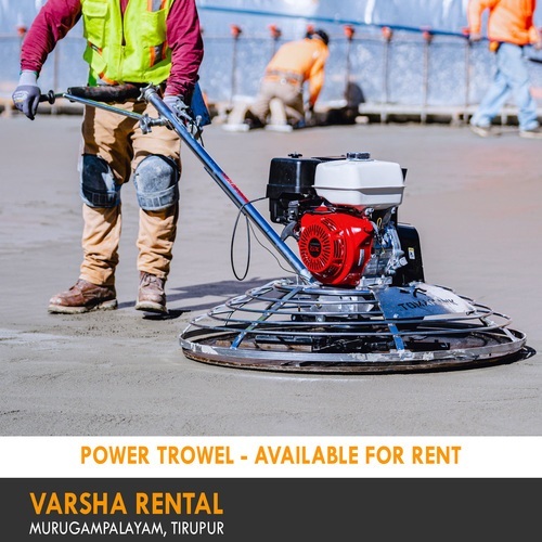 Power Trowel Diesel Rental Services By Varsha Tools