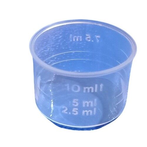 10 ml 28 mm round measuring cup for pharmaceutical