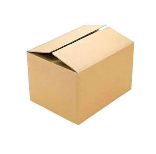 100 Percent Recyclable Eco-Friendly Rectangular Plain Corrugated Board Boxes for Packaging