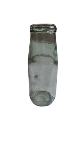 Lightweight Solid Structure Round Shape Plain Transparent Empty Glass Jars with Screw Cap