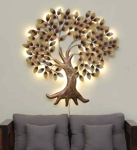 Decorative Golden Metal Tree
