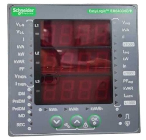 सिंगल श्नाइडर कंज़र्व EM6400NG पावर एंड एनर्जी मीटर 220V