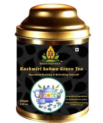 A Grade 100 Percent Purity Indian Origin Fresh Teste Dried Kashmiri Kahwa Green Tea