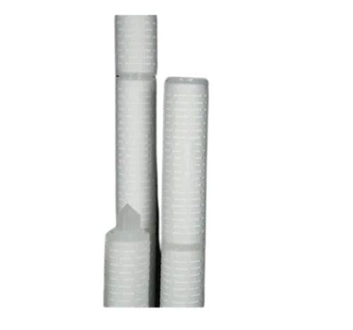 3 Inch Lightweight Cylindrical Shape Polypropylene Pleated Filter Cartridge for Industrial Usage