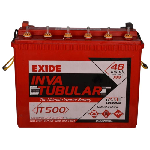 It 500 Exide Inva Tubular Battery