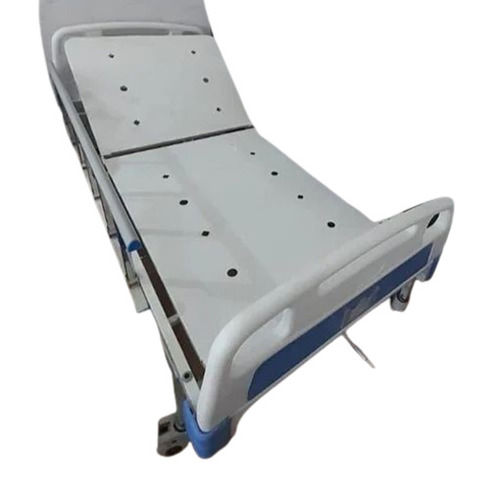 Free Stand Mild Steel Adjustable Moveable Semi Fowler Hospital Patient Bed with 4 Wheel