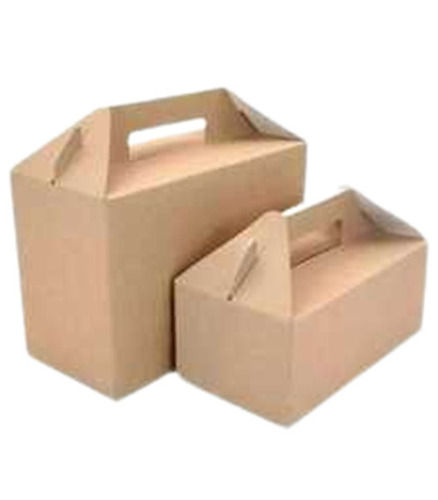 100 Percent Recyclable Eco-Friendly Rectangular Plain Corrugated Carton Food Box for Packaging