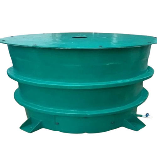 Large Storage Capacity Floor Mounted Round Heavy-Duty FRP Storage Tanks for Industrial