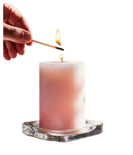 Table Top Eco-Friendly Round Shape Long Burn Time Paraffin Wax Candle for Home Decoration