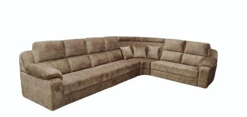 5 Seater Fabric Corner Sofa Set For Home And Office