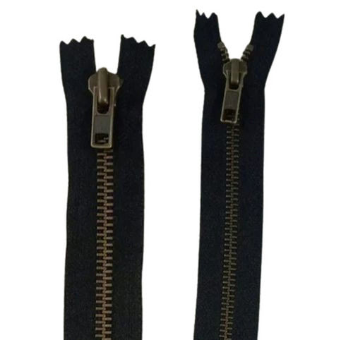 High Strength Lightweight Crack Resistant Open End Brass Zipper For Garments