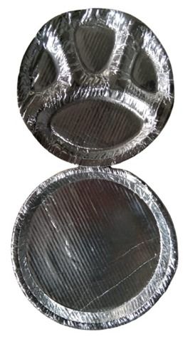 Disposable Silver Buffet Paper Plates