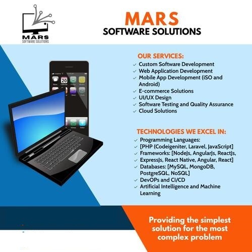Web Designing Services By MARS SOFTWARE SOLUTIONS