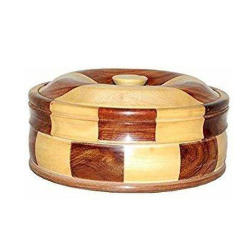 Traditional Wooden Roti Box