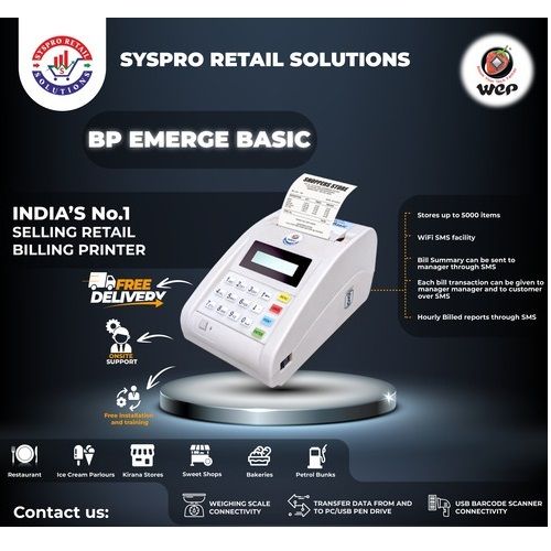 Compact WEP BP Emerge Basic Retail Billing Printer