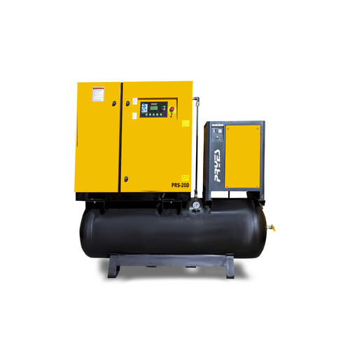 10HP Tank Mounted Screw Air Compressor