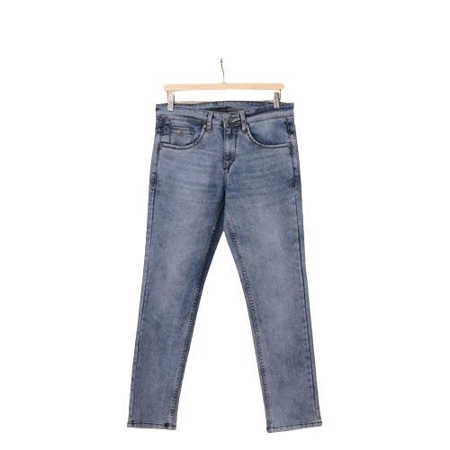 Blue Color Premium Anti Shrink Mens Denim Jeans