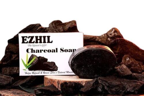 Ezhil Organic Charcoal Handmade Soap