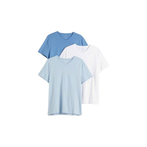 Half Sleeves V Neck T Shirts