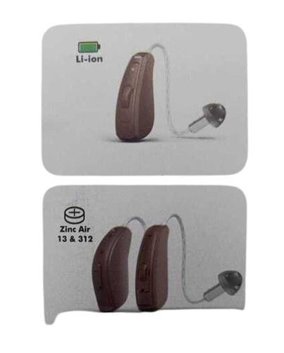 Battery Operated Plastic Body Lightweight Rechargeable Wireless Ric Hearing Aids