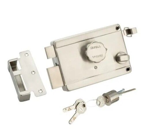 Rectangular Shape Polished Stainless Steel Rim Lock