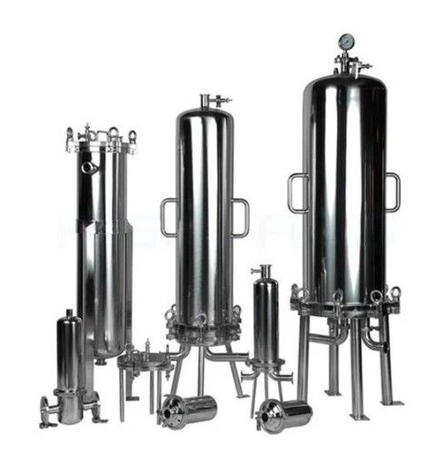 Silver Color Stainless Steel Material Filter Housing