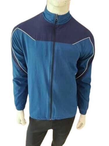 Navy Blue Trekking Jacket For Mens 