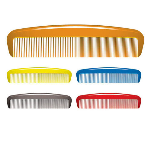 plastic hair comb