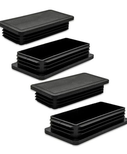 Black Color Rectangular Shape Plastic End Cap