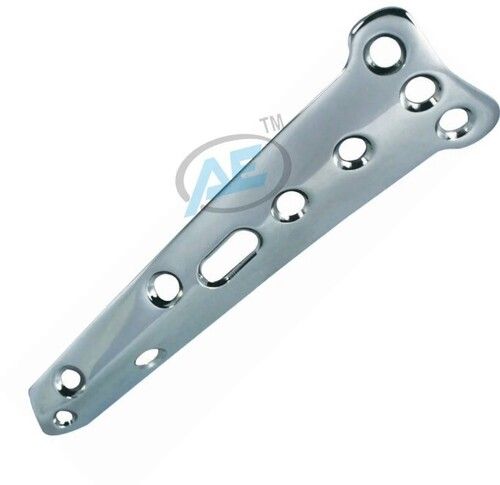 Silver Stainless Steel Material Surficial Grade Bone Plate