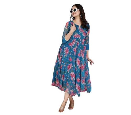 Comfortable To Wear Ladies Printed Kurti