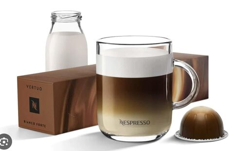 Nespresso Vertuo Festive Coffee Capsules - Medium to Dark Roast, Organic Arabica Blend with Antioxidants | Single-Serve, Rich Flavor, Quick Preparation, Sealed for Freshness