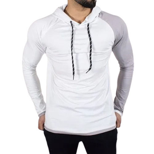 Casual Wear Readymade Regular Fit Full Sleeve Round Neck Plain Mens T-Shirts