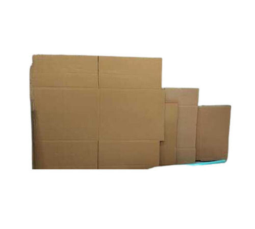 100 Percent Recyclable Eco-Friendly Rectangular Plain Corrugated Carton Box for Packaging