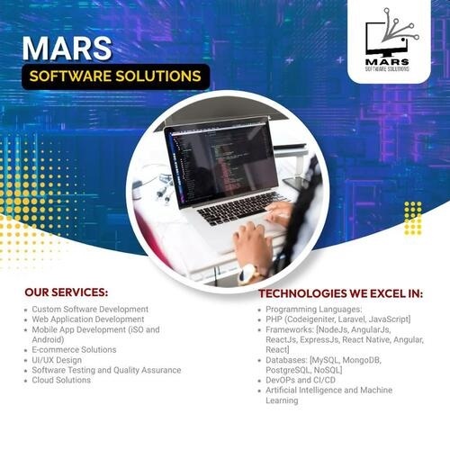 Software Development Company By MARS SOFTWARE SOLUTIONS