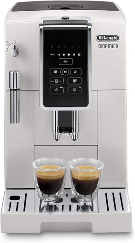 Dinamica Espresso Machine - Stainless Steel, LCD Display, Grey | Fully Automatic Iced Coffee Technology, Custom Brew Strength, Easy-to-Clean Design
